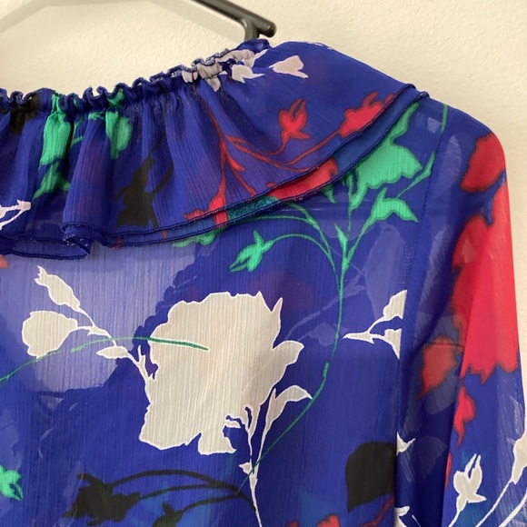 George Ruffled Blouse, Size M - Picture 9 of 11